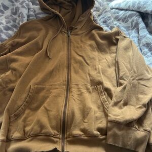 Old Navy Tan Fleece Hoodie